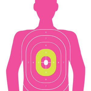 EZ-Aim 15646 In the Pink Paper Works w/Handgun/Shotgun/Airsoft Gun/BB Guns/Pellet Gun 12 x 18 Pink 8 Pack