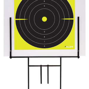 EZ-Aim 15309 Portable Range Target Stand Black Steel 18" W x 19" H Includes 2 Adhesive Targets