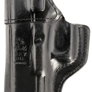 DeSantis Gunhide 127BAB6Z0 Inside Heat IWB Black Leather Belt Clip Fits Glock 19/19 Gen 5/19X/23/32/45 Right Hand