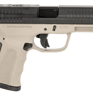 FMK FMKG49TG G3 9mm Luger 14+1 4" Stainless Steel Barrel, Black Optic Cut/Serrated Carbon Steel Slide, Titanium Gray Polymer Frame w/Picatinny Rail, Black Backstrap Grip