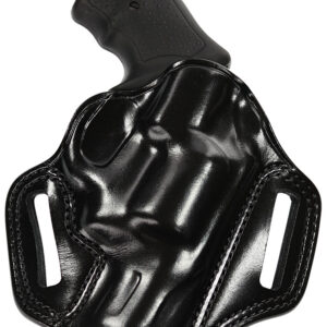 Galco CM270B Combat Master OWB Black Leather Belt Slide Fits Browning Hi-Power/Springfield SA-35/Girsan MC P35/Match Right Hand