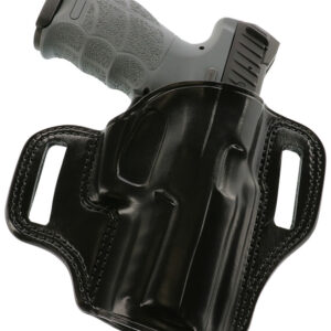 Galco CM854B Combat Master OWB Black Leather Belt Slide Fits HK VP9 Right Hand