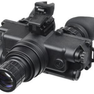 AGM Global Vision 12W7P122153211 Wolf-7 PRO NL1 Night Vision Goggles Black 1x 27mm, Generation 2+ Level 1, 45-54 lp/mm Resolution, Green Filter