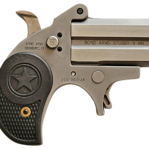 Bond Arms BASTB Stubby Stinger RS 9mm Luger 2rd Shot 2.20" Steel Frame Black Textured Polymer Grips Right Hand