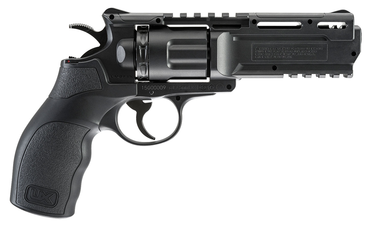Umarex 2252109 Brodax CO2 177 BB 10rd Black Frame Black Polymer Grip