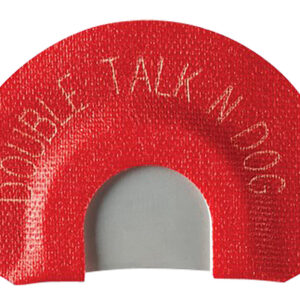 Johnny Stewart Wildlife Calls JSDIA9 Double Talk'n Dog Diaphragm Call Double Reed Coyote Sounds Red