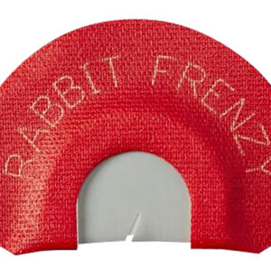 Johnny Stewart Wildlife Calls JSDIA6 Rabbit Frenzy Diaphragm Call Double Reed Rabbit Sounds Attracts Predator Species Red 45 Degree Cut