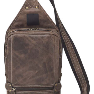 Gun Tote'n Mamas/Kingport GTMCZY108 Sling Backpack Brown Leather Includes Standard Holster