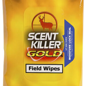 Wildlife Research 1295 Scent Killer Gold Field Wipes Odor Eliminator Wipes 24 Pack
