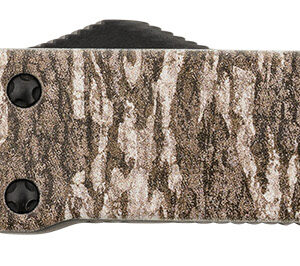Templar Knife MAMOB121 Premium LW Slim 3.16" OTF Dagger Plain Black Oxide Stonewashed Powder Coated D2 Steel Blade, 4.93" Mossy Oak Bottomland Aged Aluminum Handle