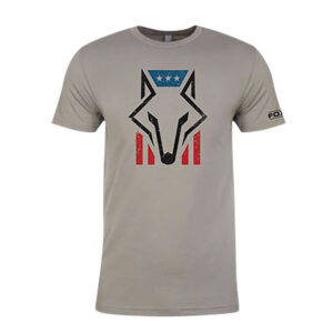 Foxpro FHFGS Foxhead Flag Gray Cotton/Polyester Short Sleeve Small