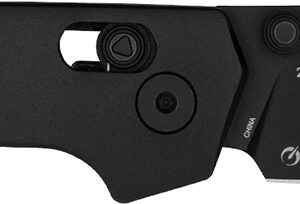 Kershaw 2038BLK Iridium  3.40" Folding Spear Point Plain Satin/Stonewashed D2 Steel Blade/ Gray Anodized Aluminum Handle Includes Pocket Clip