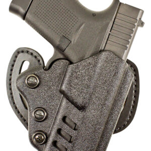 DeSantis Gunhide 042KAB2Z0 Facilitator OWB Black Kydex Belt Slide Fits Glock 17/17 Gen5/22/31/47 Right Hand