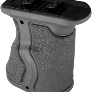 FAB Defense FXGRADMB Gradus Ergonomic Forward Grip Angled, Black Polymer with Rubber Overmold, Fits M-Lok Rail