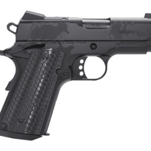 Girsan 391150 MC1911 SC Influencer Sub-Compact 9mm Luger 7+1 3 3.40" Black Steel Barrel, Black Camo Optic Ready/Serrated Steel Slide & Frame w/Picatinny Rail & Beavertail, Black Polymer Grip