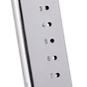 Mec-Gar MGCO4507NPF 1911 Officer 7rd 45 ACP, Nickel Carbon Steel