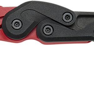 CRKT 4041R Provoke 2.47" Folding Hawkbill Plain Black Stonewashed 1.4116 SS Blade, Red Grivory Handle