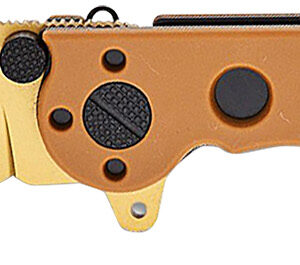 CRKT M16-10DZ M16-10DZ EDC 3.03" Folding Part Serrated Desert Tan D2 Steel Blade, Desert Tan GRN Handle