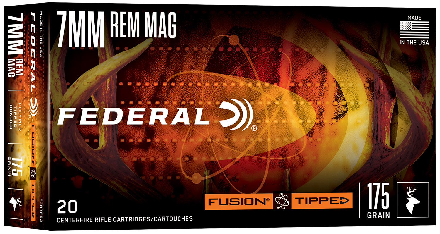 Federal F7RTFS2 Fusion 7mm 175gr Bonded Soft Point 20 Per Box/10 Case