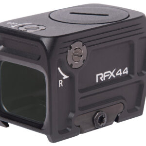 Viridian 9810112 RFX44 Black Anodized 1 x 21 mm x 16.5 mm 5 MOA Green Dot ACRO Footprint/Picatinny Low Mount