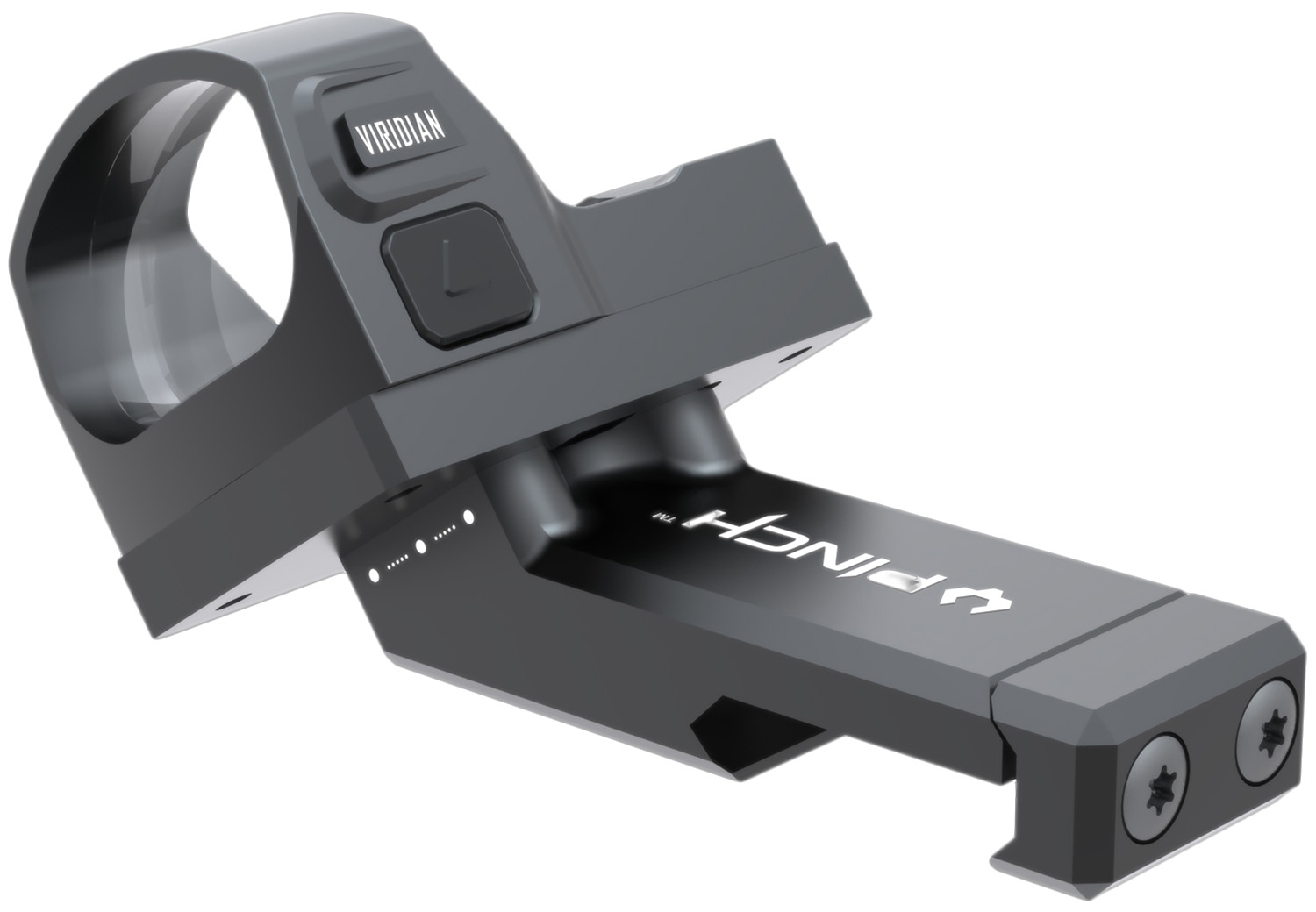 Viridian 9820036 PINCH Adjustable 35 Degree Offset Mount with Shield RMSc Adapter Black Anodized