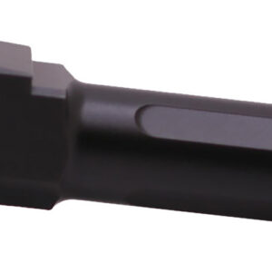 True Precision Inc TPG43BXBL Glock 9mm Luger 3.40" Fluted Black Nitride Stainless Steel, Fits Glock 43/43X