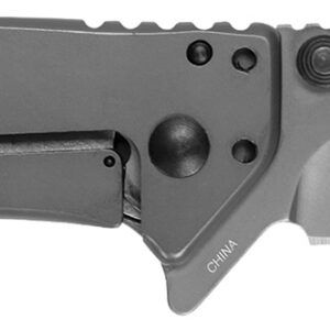 Kershaw 1555TIX Cryo 2.75" Folding Drop Point Plain Gray TiN 8Cr13MoV SS Blade Gray PVD Stainless Steel Handle Clamshell Packaging