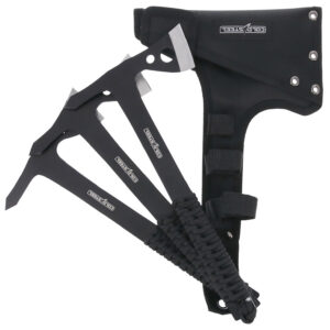 Cold Steel CSTH175AX3PK Throwing Axes 1.75" Black Oxide 420 Stainless Steel Blade Paracord Wrap Handle Set of 3
