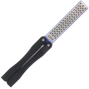 Cold Steel CSKSDSDW Double Sided Knife Sharpener Black Folding Diamond Sharpener Coarse/Fine