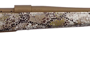 Weatherby VAP270NR4T Vanguard Badlands 270 Win 5+1 24" Burnt Bronze Cerakote #2 Threaded Barrel, Drilled & Tapped Steel Receiver, Badlands Approach Camo Monte Carlo w/Raised Comb Synthetic Stock