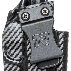 Rounded Gear SWNMPSHIELDCFRHVAR Kydex IWB Black Kydex Fits S&W M&P 9/40 Belt Clip Right Hand