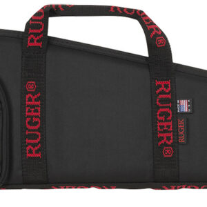 Ruger 27140 Rifle Case 40" Black Endura w/ Red Ruger Logo Accessory Pocket & Foam Padding