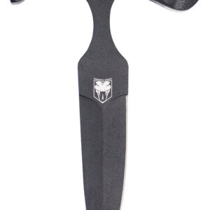 CobraTec Knives FG10PD Folding Push Dagger 2.88" Folding Dagger Plain Black D2 Steel Blade, 4.06" Black Textured G10 Scales Handle