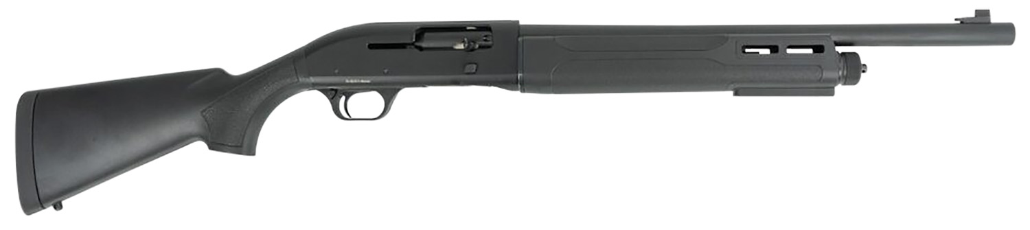 Tokarev USA 21000118 TTF Titan Full Size 12 Gauge Semi-Auto 3" 4+1 18.50" Black Chromate Cylinder Bore Barrel, Black Anodized Drilled & Tapped Receiver, Fixed Black Synthetic Stock