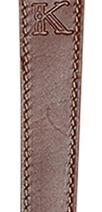 Chipmunk 80021 Rifle Sling Brown Leather Adjustable OAL