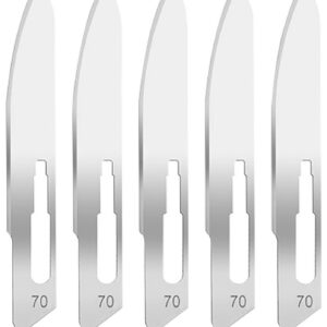Hogue 35887 Expel Replacement Blades High Carbon Steel Blade #70 5 Blades