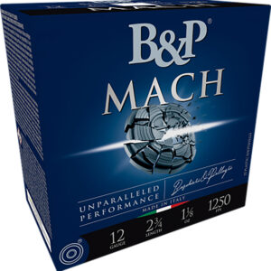 B&p Ammunition 12B18FL8 Mach LV 12Gauge 2.75" 1 1/8oz 8Shot 25 Per Box/10 Case