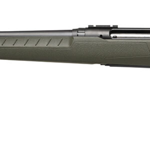 Savage Arms 32130 Axis 2 Compact 7mm-08 Rem 4+1 20" Matte Black Heavy Sporter Barrel, Matte Black Drilled & Tapped Carbon Steel Receiver, Fixed OD Green Synthetic Stock, Left Hand