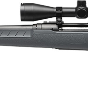 Savage Arms 32209 Axis 2 XP Combo 308 Win 4+1 22" Black Sporter Barrel, Black Drilled & Tapped Steel Receiver, Fixed Gray Synthetic Stock, Left Hand, Boresighted 3-9x40