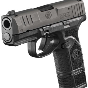 FN 66101420 Reflex 9mm Luger 10+1 3.30" Micro-Compact Frame Black PVD Serrated Steel Slide w/Picatinny Rail Stippled Grip Ambidextrous