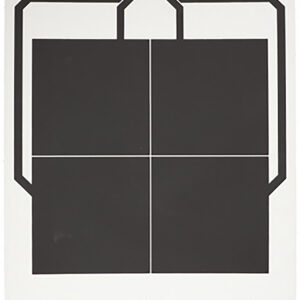 Sig Sauer SCT356 T300 Replacement Target 4 Square Hanging Black/White
