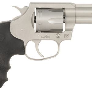 Colt Mfg KCOBRASM3BB King Cobra Small 357 Mag 6 Shot 3" Matte Stainless Steel Barrel, Cylinder Frame, Black Hogue Overmolded Grips, Exposed Hammer
