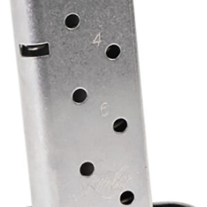 Kimber Mfg, Inc 1200845A Micro 9 7rd Extended 9mm Luger Silver Stainless Steel