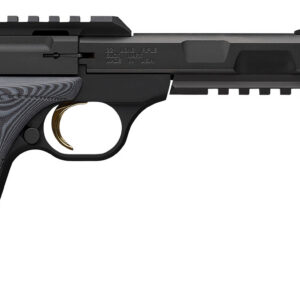 Browning 051597490 Buck Mark Contour Pro 22 LR 10+1 5.90" Matte Black Gray/Black G-10 Grip