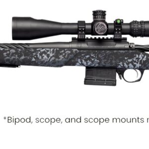 Horizon Firearms RF018S221814T17 Vandal Dark 2 22 Creedmoor 18" Black Fluted Threaded Barrel, Picatinny Rail Receiver, Arca Rail Forend, Textured Iota Carbon Fiber Stock