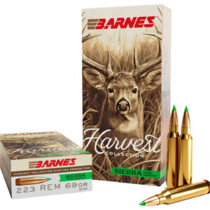 Barnes Bullets 32397 Harvest 223Rem 69gr Sierra Tipped GameKing 20 Per Box/10 Case