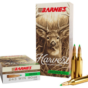 Barnes Bullets 32398 Harvest 243Win 90gr Sierra Tipped GameKing 20 Per Box/10 Case