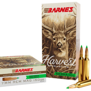 Barnes Bullets 32402 Harvest 7mmRemMag 150gr Sierra Tipped GameKing 20 Per Box/10 Case