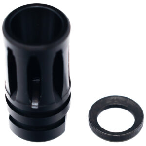 Faxon Firearms FFMD762A2 A2 Flash Hider Black Nitride 5/8"x24 Threads 30 Cal