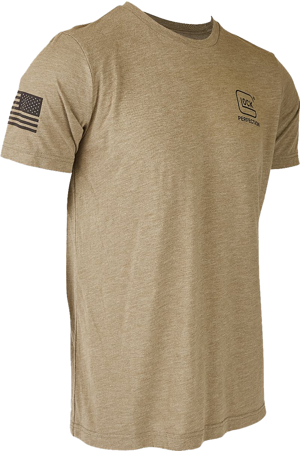 Glock AP96312 2nd Amendment Tee Olive Cotton/Polyester Short Sleeve Small